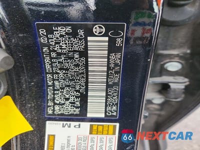 Zdjęcie 12 z 12 samochodu: 2020 TOYOTA COROLLA XSE VIN:JTNC4RBE2L3097506 - miniatura