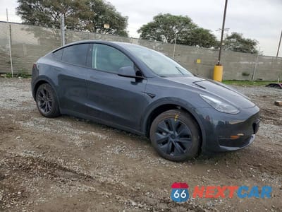 Czwarte zdjęcie samochodu z boku: 2025 TESLA MODEL Y VIN:7SAYGDED3SF218443 - miniatura