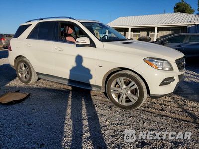 Czwarte zdjęcie samochodu z boku: 2012 MERCEDES-BENZ ML 350 4MATIC VIN:4JGDA5HB1CA036033 - miniatura