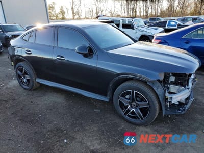 Czwarte zdjęcie samochodu z boku: 2024 MERCEDES-BENZ GLC COUPE 300 4MATIC VIN:W1NKJ4HB0RF101528 - miniatura