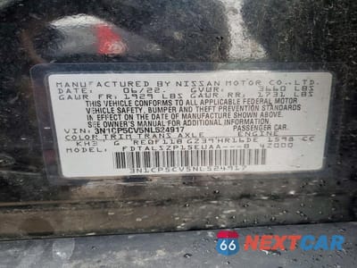 Zdjęcie 13 z 13 samochodu: 2022 NISSAN KICKS SV VIN:3N1CP5CV5NL524917 - miniatura