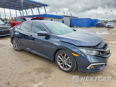 Czwarte zdjęcie samochodu z boku: 2021 HONDA CIVIC EX VIN:19XFC1F33ME001391 - miniatura