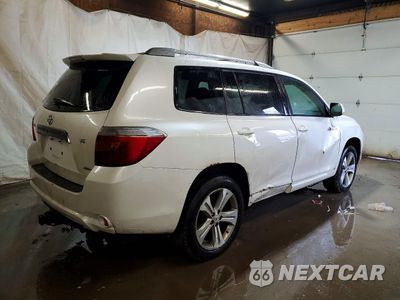 Trzecie zdjęcie samochodu z tyłu: 2009 TOYOTA HIGHLANDER SPORT VIN:JTEES43A892124400 - miniatura