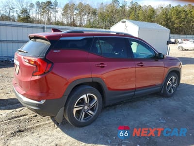 Trzecie zdjęcie samochodu z tyłu: 2019 GMC TERRAIN SLT VIN:3GKALPEV9KL196247 - miniatura