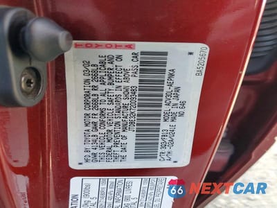 Zdjęcie 12 z 12 samochodu: 2002 TOYOTA CAMRY LE VIN:JTDBE32K720093483 - miniatura