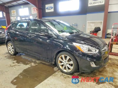 Czwarte zdjęcie samochodu z boku: 2014 HYUNDAI ACCENT GLS VIN:KMHCU5AE3EU160412 - miniatura