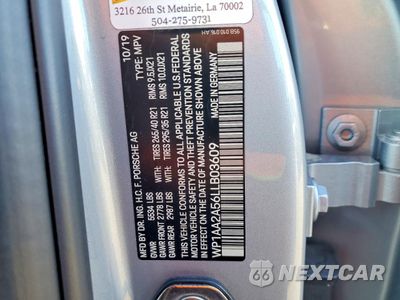 Zdjęcie 13 z 14 samochodu: 2020 PORSCHE MACAN VIN:WP1AA2A56LLB03609 - miniatura