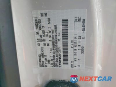 Zdjęcie 12 z 13 samochodu: 2022 FORD F150 SUPER CAB VIN:1FTEX1EP3NFC12876 - miniatura