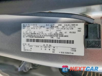 Zdjęcie 13 z 13 samochodu: 2019 FORD F250 SUPER DUTY VIN:1FT7W2BT5KEE85970 - miniatura