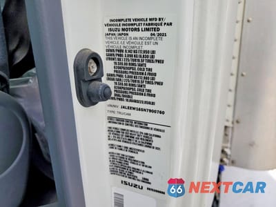 Zdjęcie 12 z 12 samochodu: 2022 CHEVROLET 5500HD BOX TRUCK VIN:JALEEW165N7900760 - miniatura