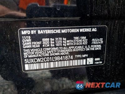 Zdjęcie 13 z 13 samochodu: 2020 BMW X7 XDRIVE40I VIN:5UXCW2C01L9B41874 - miniatura