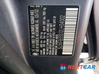 Zdjęcie 13 z 13 samochodu: 2002 BMW X5 4.4I VIN:5UXFB33512LH34002 - miniatura