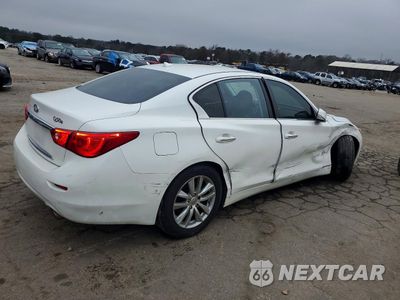 Trzecie zdjęcie samochodu z tyłu: 2014 INFINITI Q50 BASE VIN:JN1BV7AP6EM683968 - miniatura