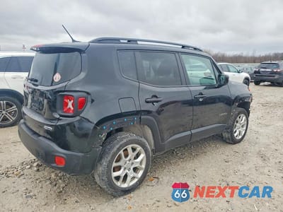 Trzecie zdjęcie samochodu z tyłu: 2017 JEEP RENEGADE LATITUDE VIN:ZACCJBBB3HPF01653 - miniatura