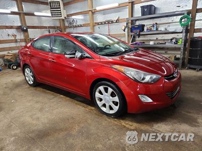 Czwarte zdjęcie samochodu z boku: 2013 HYUNDAI ELANTRA GLS VIN:KMHDH4AE1DU723295 - miniatura