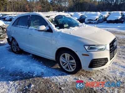 Czwarte zdjęcie samochodu z boku: 2018 AUDI Q3 PREMIUM VIN:WA1ECCFS7JR005906 - miniatura