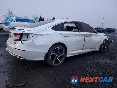 Trzecie zdjęcie samochodu z tyłu: 2022 HONDA ACCORD HYBRID SPORT VIN:1HGCV3F21NA031205 - miniatura