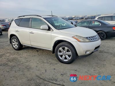 Czwarte zdjęcie samochodu z boku: 2006 NISSAN MURANO SL VIN:JN8AZ08T96W409844 - miniatura