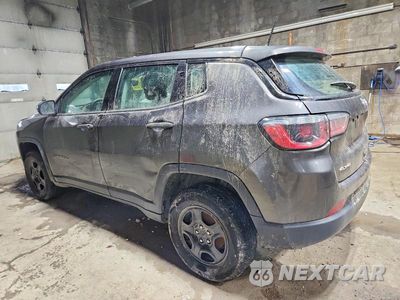 Drugie zdjęcie samochodu z przodu: 2018 JEEP COMPASS SPORT VIN:3C4NJDAB2JT492352 - miniatura