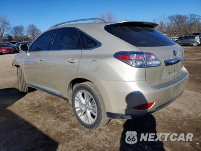 Drugie zdjęcie samochodu z przodu: 2011 LEXUS RX 450H VIN:JTJBC1BA6B2418059 - miniatura