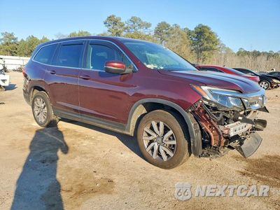 Czwarte zdjęcie samochodu z boku: 2021 HONDA PILOT EX VIN:5FNYF6H33MB086575 - miniatura