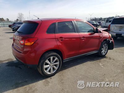 Trzecie zdjęcie samochodu z tyłu: 2014 MITSUBISHI OUTLANDER SPORT ES VIN:4A4AP3AU1EE028265 - miniatura