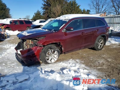 2015 TOYOTA HIGHLANDER XLE 5TDJKRFH8FS095901 - główne zdjęcie licytacji z USA - miniatura