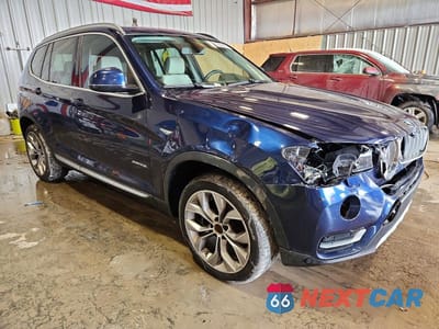 Czwarte zdjęcie samochodu z boku: 2016 BMW X3 XDRIVE28I VIN:5UXWX9C5XG0D81921 - miniatura