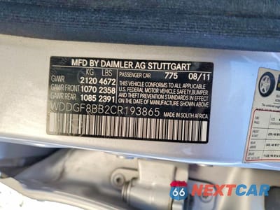 Zdjęcie 13 z 13 samochodu: 2012 MERCEDES-BENZ C 300 4MATIC VIN:WDDGF8BB2CR193865 - miniatura