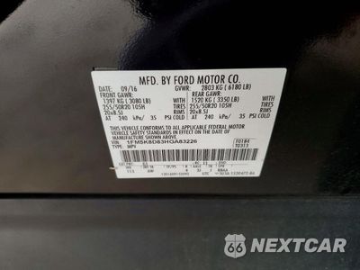 Zdjęcie 13 z 13 samochodu: 2017 FORD EXPLORER XLT VIN:1FM5K8D83HGA83226 - miniatura