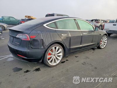 Trzecie zdjęcie samochodu z tyłu: 2018 TESLA MODEL 3 VIN:5YJ3E1EB2JF187730 - miniatura