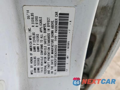 Zdjęcie 13 z 13 samochodu: 2014 HONDA ACCORD LX VIN:1HGCR2F35EA264432 - miniatura
