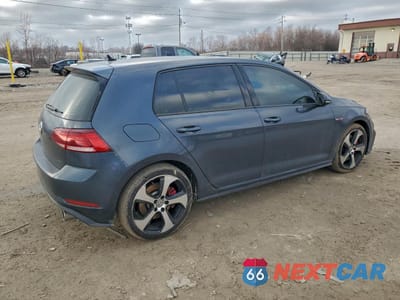 Trzecie zdjęcie samochodu z tyłu: 2019 VOLKSWAGEN GTI S VIN:3VW6T7AU6KM001341 - miniatura