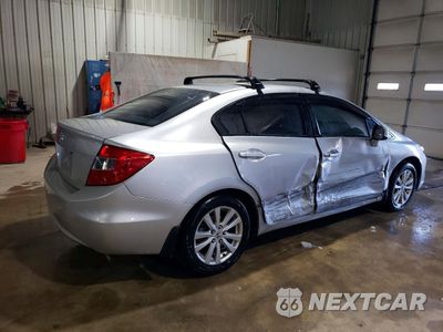 Trzecie zdjęcie samochodu z tyłu: 2012 HONDA CIVIC EX VIN:19XFB2F83CE303685 - miniatura