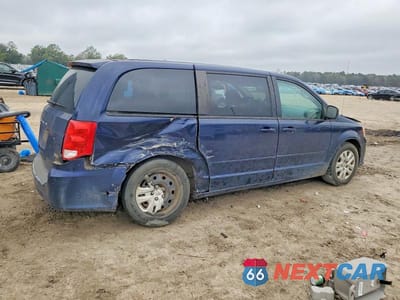 Trzecie zdjęcie samochodu z tyłu: 2016 DODGE GRAND CARAVAN SE VIN:2C4RDGBG6GR114308 - miniatura