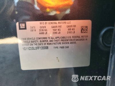 Zdjęcie 12 z 12 samochodu: 2015 CHEVROLET MALIBU 1LT VIN:1G11C5SL0FF135008 - miniatura