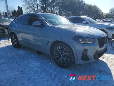 Czwarte zdjęcie samochodu z boku: 2022 BMW X4 XDRIVE30I VIN:5UX33DT08N9J32688 - miniatura