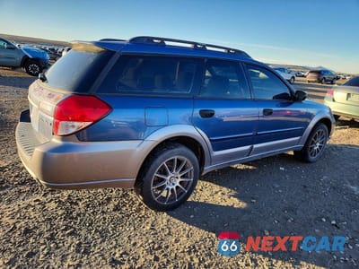 Trzecie zdjęcie samochodu z tyłu: 2008 SUBARU OUTBACK VIN:4S4BP60C986346456 - miniatura