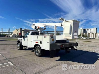 Trzecie zdjęcie samochodu z tyłu: 2008 FORD F450 SUPER - CONSTRUCTION TRUCKS BUCKET TRUCK VIN:1FDXF46R58ED87116 - miniatura
