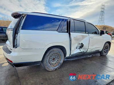 Trzecie zdjęcie samochodu z tyłu: 2021 CADILLAC ESCALADE ESV SPORT PLATINUM VIN:1GYS4RKT7MR362525 - miniatura