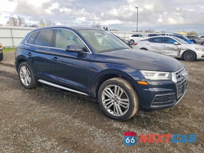 Czwarte zdjęcie samochodu z boku: 2018 AUDI Q5 PREMIUM PLUS VIN:WA1BNAFY5J2206928 - miniatura