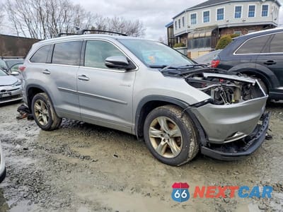 Czwarte zdjęcie samochodu z boku: 2015 TOYOTA HIGHLANDER HYBRID LIMITED VIN:5TDDCRFH8FS008976 - miniatura