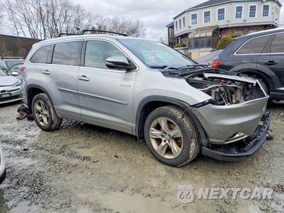 Czwarte zdjęcie samochodu z boku: 2015 TOYOTA HIGHLANDER HYBRID LIMITED VIN:5TDDCRFH8FS008976 - miniatura