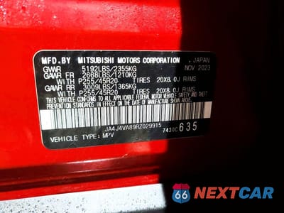 Zdjęcie 14 z 14 samochodu: 2024 MITSUBISHI OUTLANDER SE VIN:JA4J4VA89RZ029915 - miniatura
