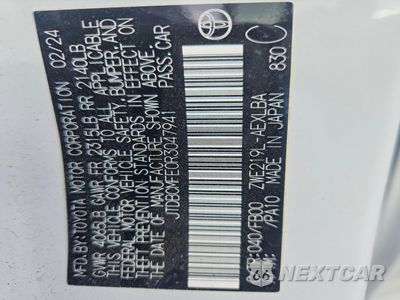 Zdjęcie 12 z 12 samochodu: 2024 TOYOTA COROLLA LE VIN:JTDBCMFE0R3047941 - miniatura