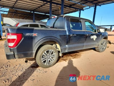 Trzecie zdjęcie samochodu z tyłu: 2023 FORD F150 SUPERCREW VIN:1FTEW1CP3PKG19791 - miniatura