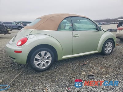 Trzecie zdjęcie samochodu z tyłu: 2008 VOLKSWAGEN NEW BEETLE CONVERTIBLE S VIN:3VWPG31Y18M417262 - miniatura