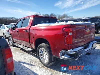 Drugie zdjęcie samochodu z przodu: 2022 CHEVROLET SILVERADO LTD K1500 LTZ VIN:3GCUYGED4NG184005 - miniatura