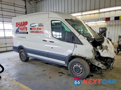 Czwarte zdjęcie samochodu z boku: 2016 FORD TRANSIT 250 DELIVERY VAN VIN:1FTYR1CM6GKB28030 - miniatura