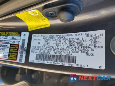 Zdjęcie 12 z 13 samochodu: 2014 TOYOTA TACOMA DOUBLE CAB PRERUNNER VIN:5TFJU4GN2EX056084 - miniatura